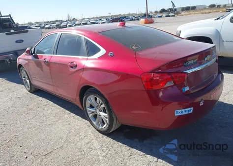 2015 Chevrolet Impala 1Lt из США, поврежденный, VIN 2G1115SL2F9275320